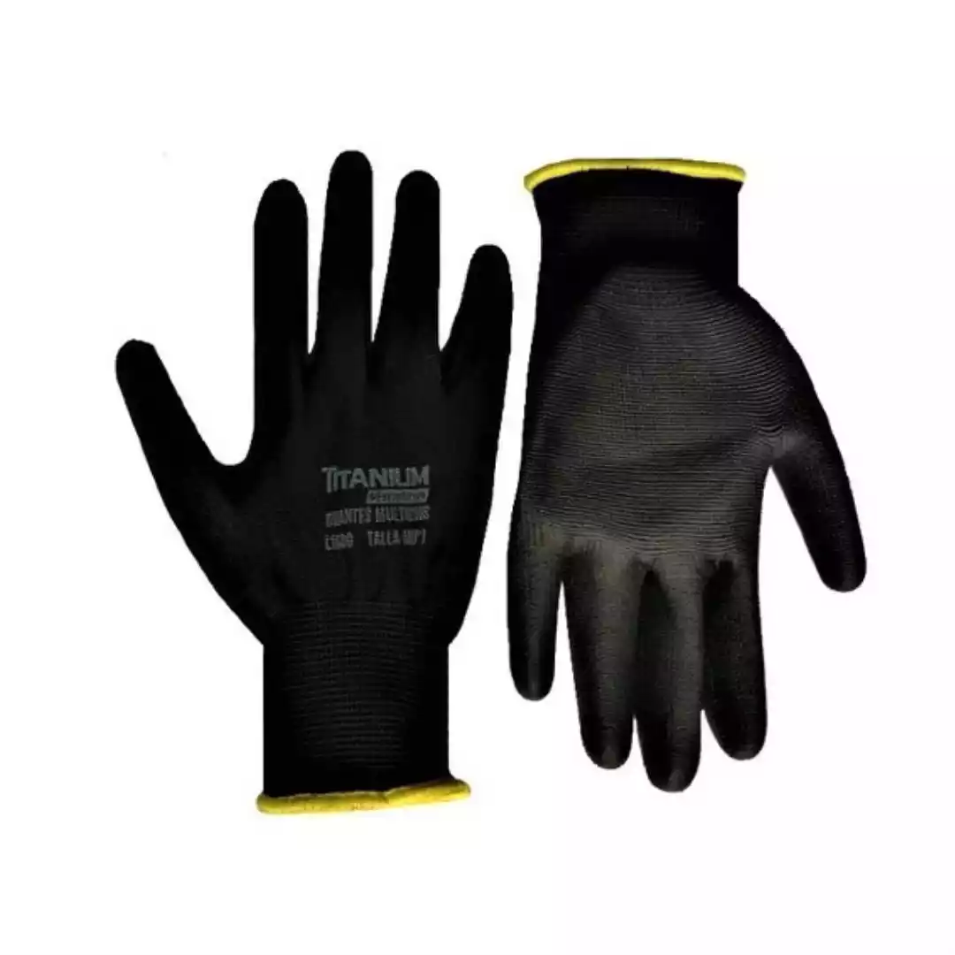 GUANTE NITRILO TITANIUM NEGRO TALLA 7-8-9-10