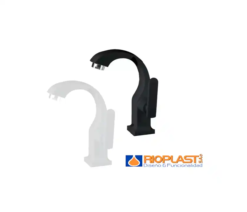 LLAVE LAVAMANOS AMBAR BLANCA-NEGRA  RIOPLAST