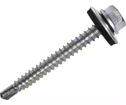 TORNILLO TEJA BROCA CON ARANDELA 10 X 1