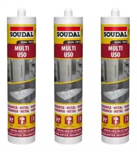 SILICONA SOUDAL MULTIUSOS TRANSPARENTE 280 ML