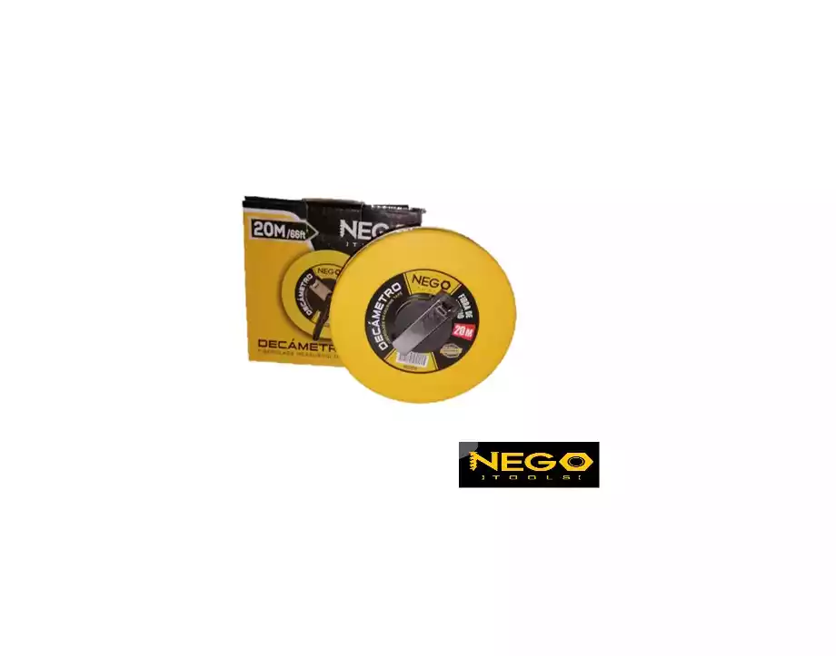 CINTA METRICA DECAMETRO NEGO X 50 MT NEG2860