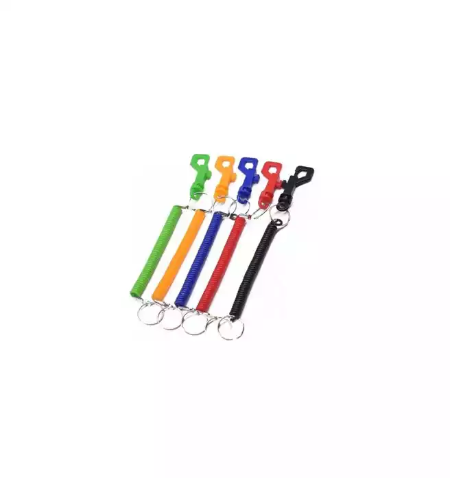 LLAVERO RESORTE PLASTICO