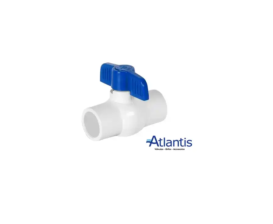 LLAVE PASO BOLA PVC ATLANTIS SOLD 1.1/2