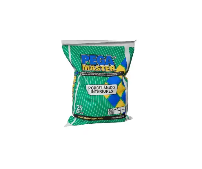 PEGANTE CERAMICO PEGAMASTER PORCELANICO INTE GRIS X 25 KL