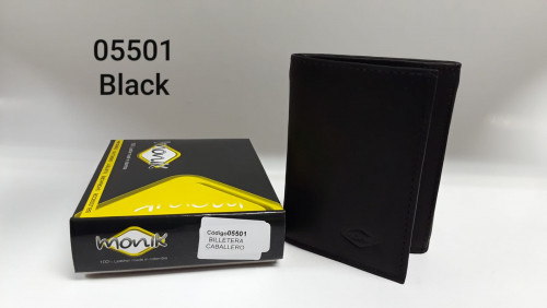 WALLET PIEL 05501 BLACK