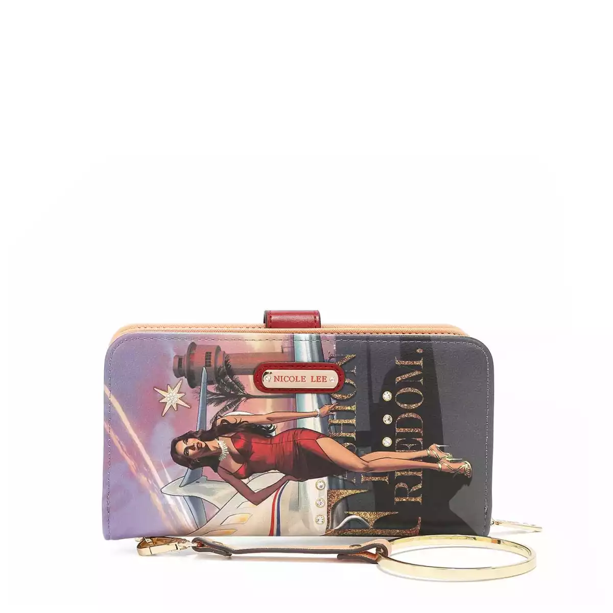 WALLET NICOLE LEE PRT6700 TRAVEL IN FSH