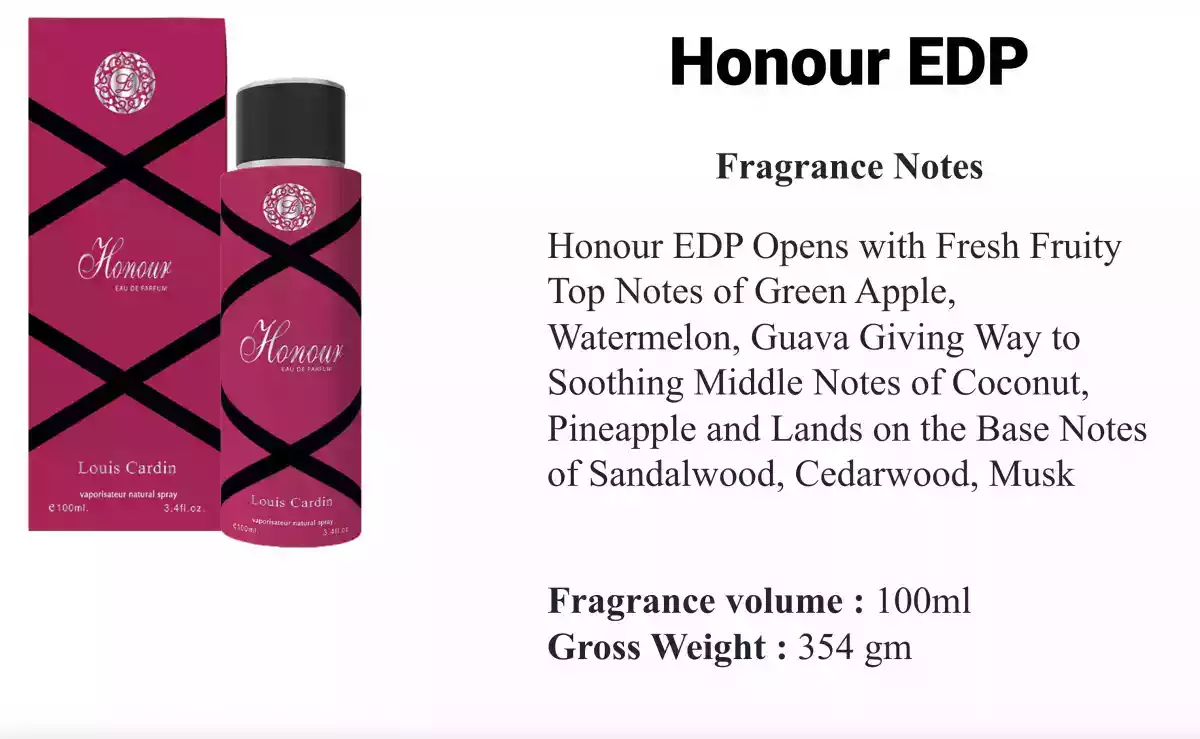 Louis Cardin Honour Femme EDP 100ml