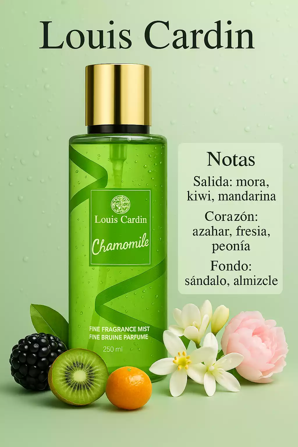 Louis Cardin Chamomile Body Mist 250ml