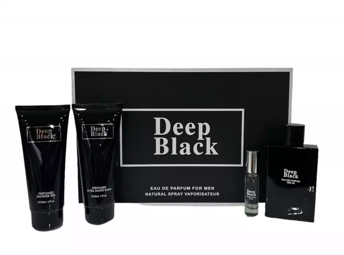 SET DEEP BLACK 4PCS MEN