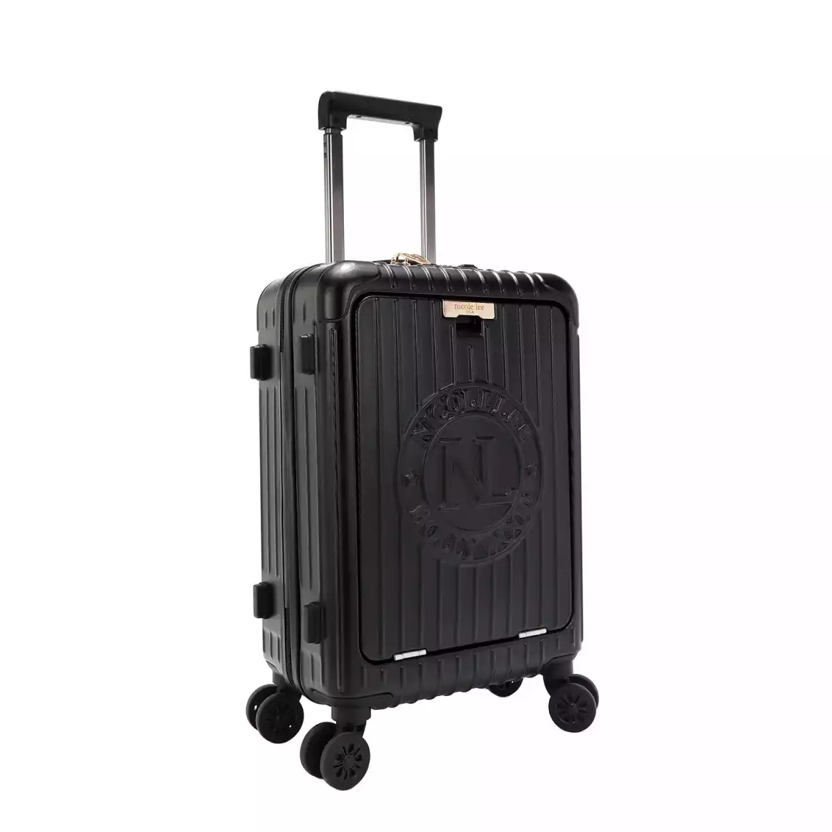 NICOLE LEE MALETA HARDSIDE NL CARRY ON SUITCASE HC2020 20" BLACK