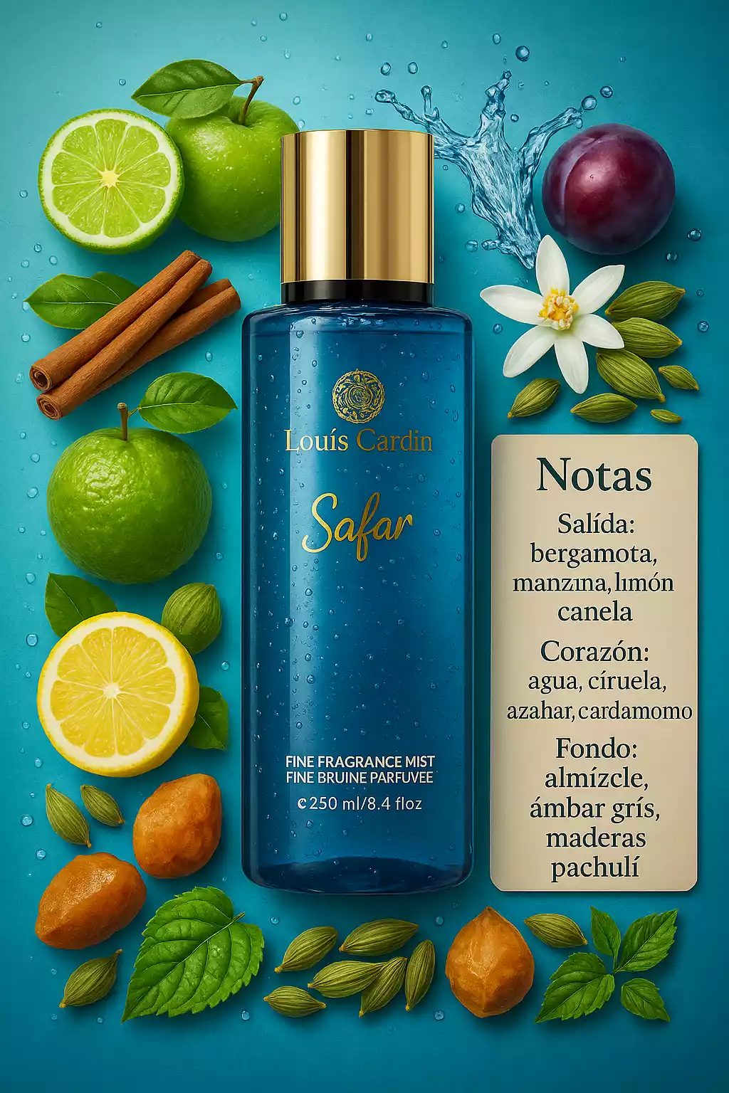 Louis Cardin Safar Body Mist 250ml