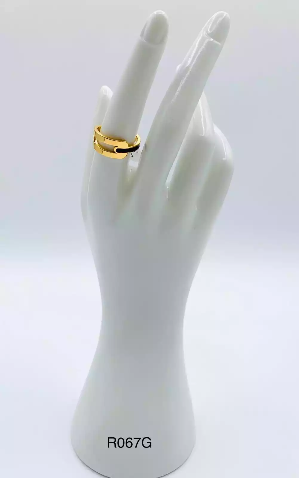 RING STAINLESS STEEL GOLD 122R1039G