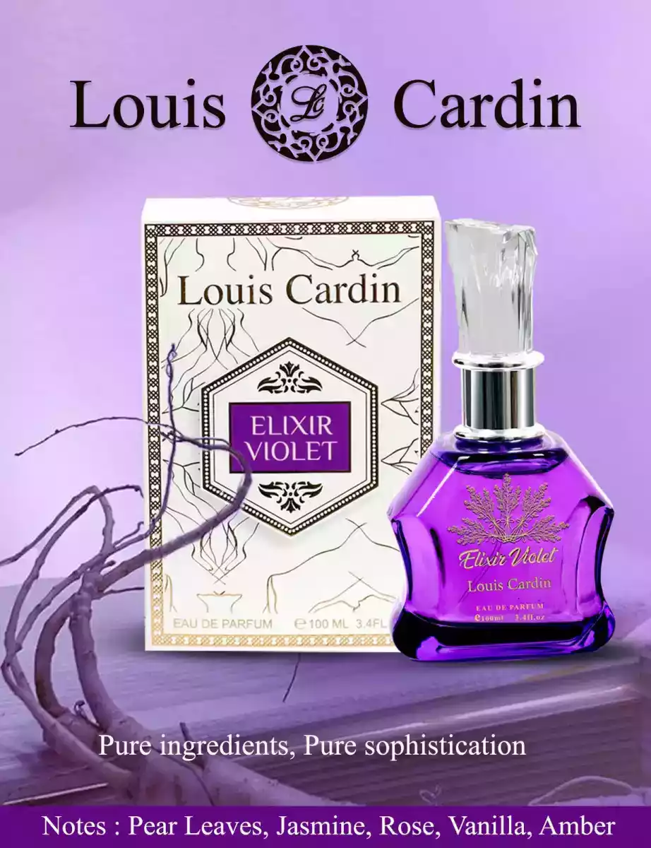 Louis Cardin Elixir Violet Femme EDP 100ml