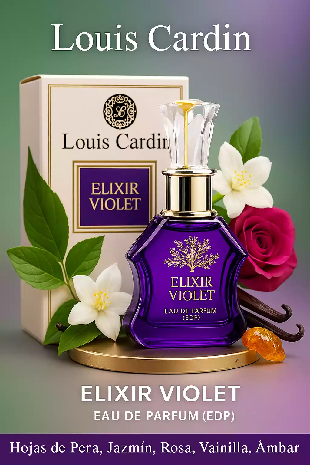 Louis Cardin Elixir Violet Femme EDP 100ml