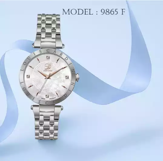 Louis Cardin Watch Model 9865 SILVER