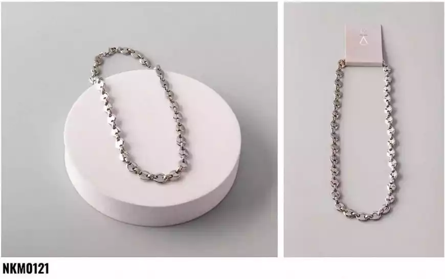 NECKLACE STAINLESS STEEL NKM0121 SILVER