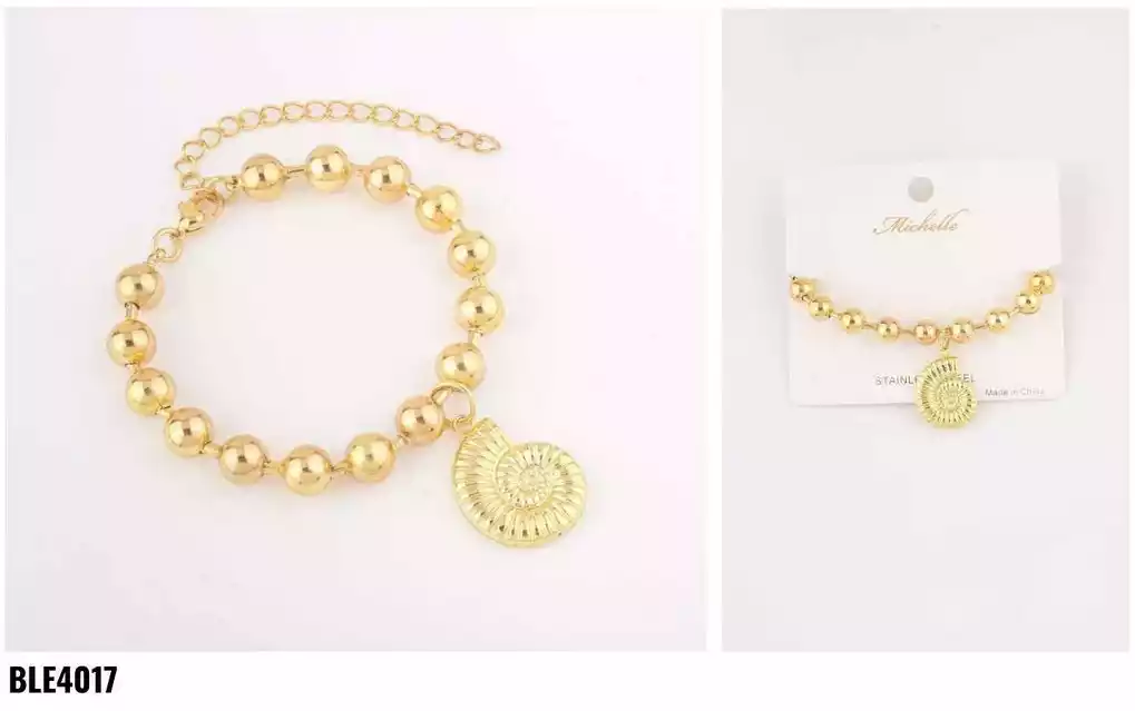 BRAZALETE STAINLESS STEEL 4017 GOLD