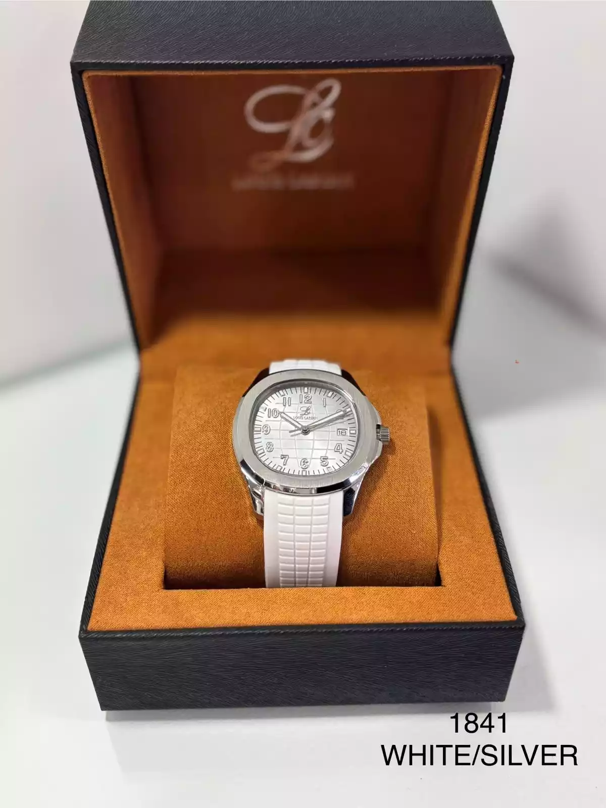 Louis Cardin Watch Model 1841 WHITE/SILVER