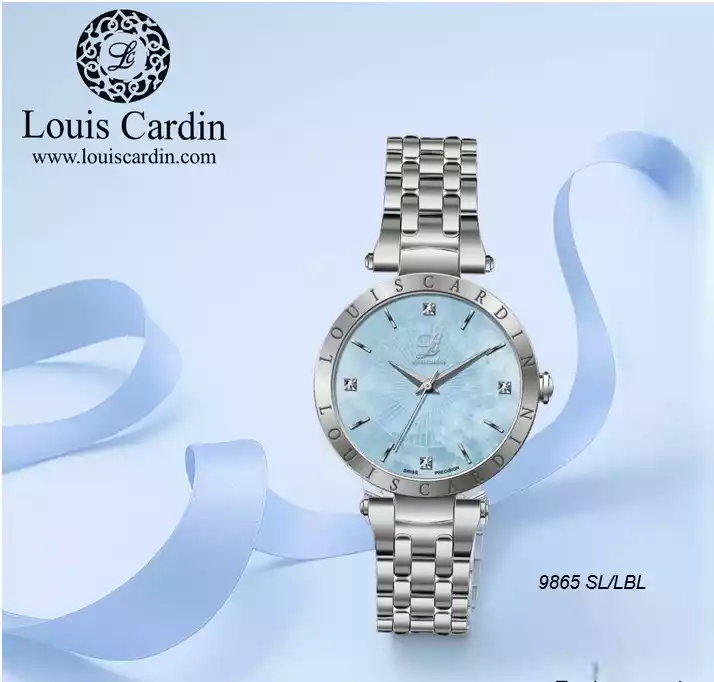 Louis Cardin Watch Model 9865 SILVER/LBL