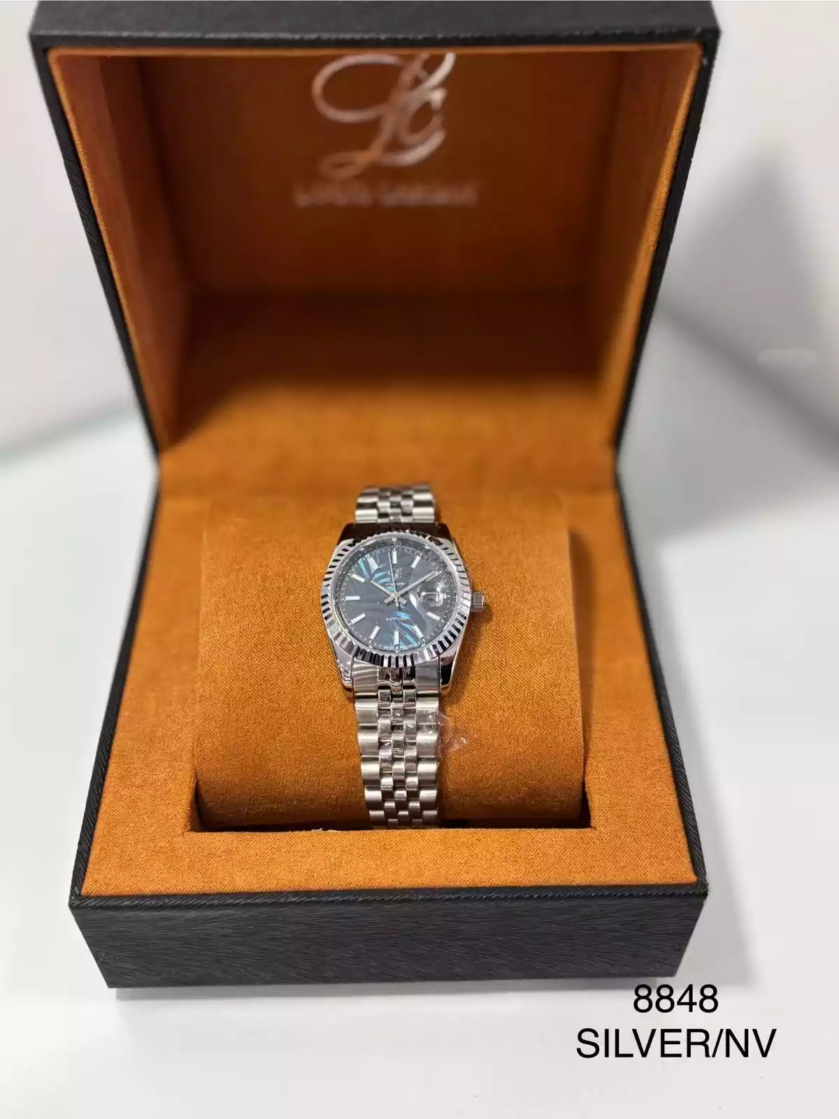 Louis Cardin Watch Model 8848 SILVER/NAVY