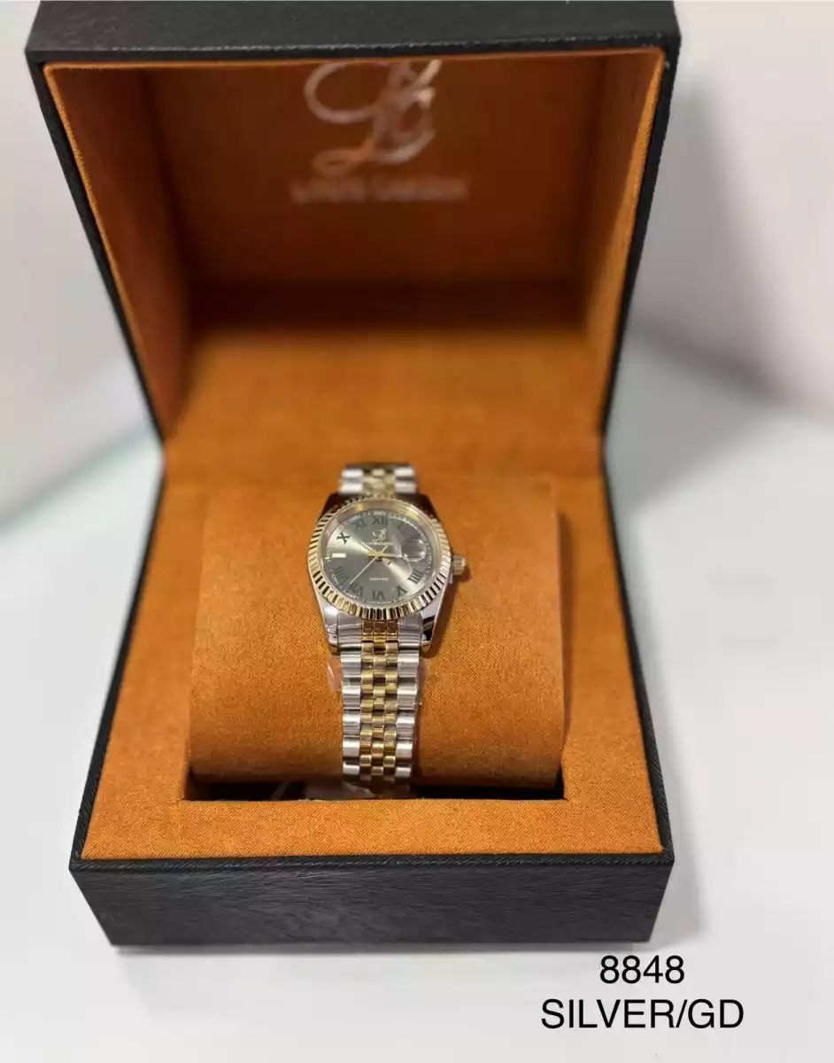 Louis Cardin Watch Model 8848 SILVER/GD