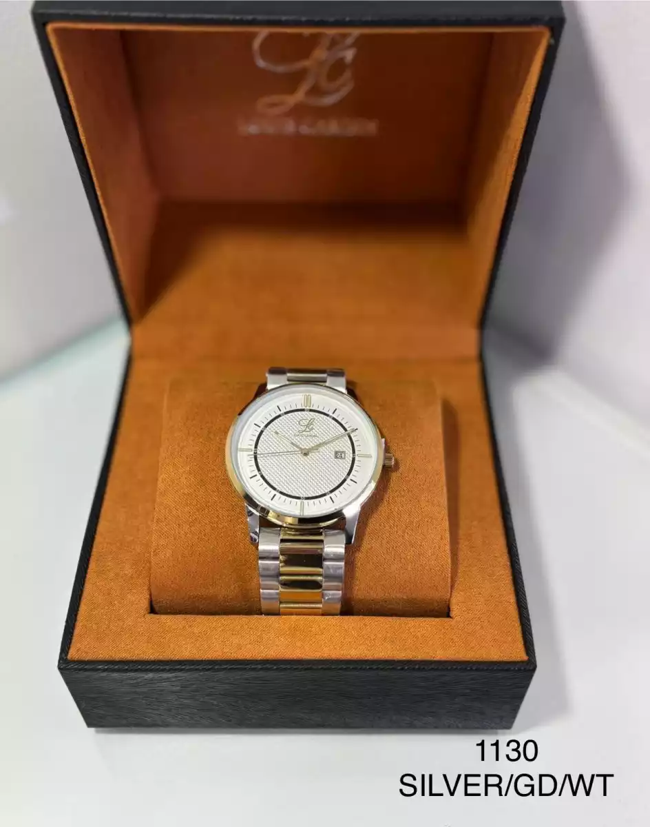 Louis Cardin Watch Model 1130 SILVER/GD/WT