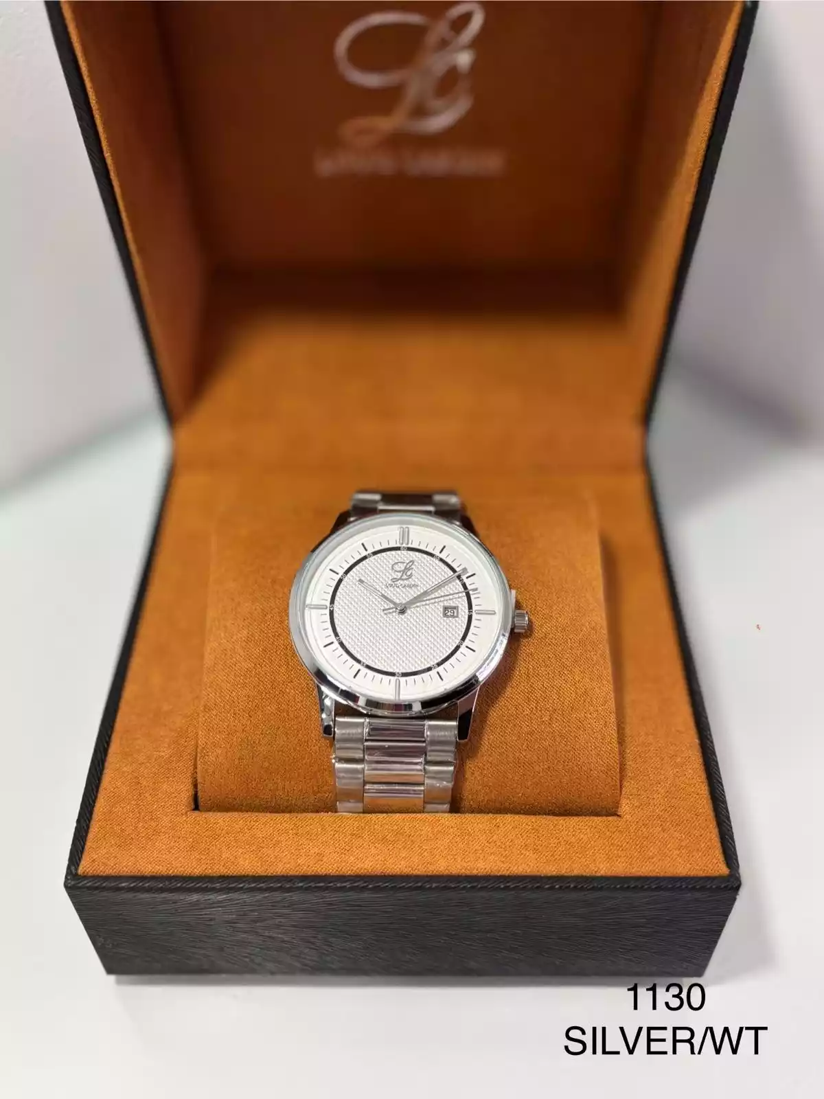 Louis Cardin Watch Model 1130 SILVER/WT