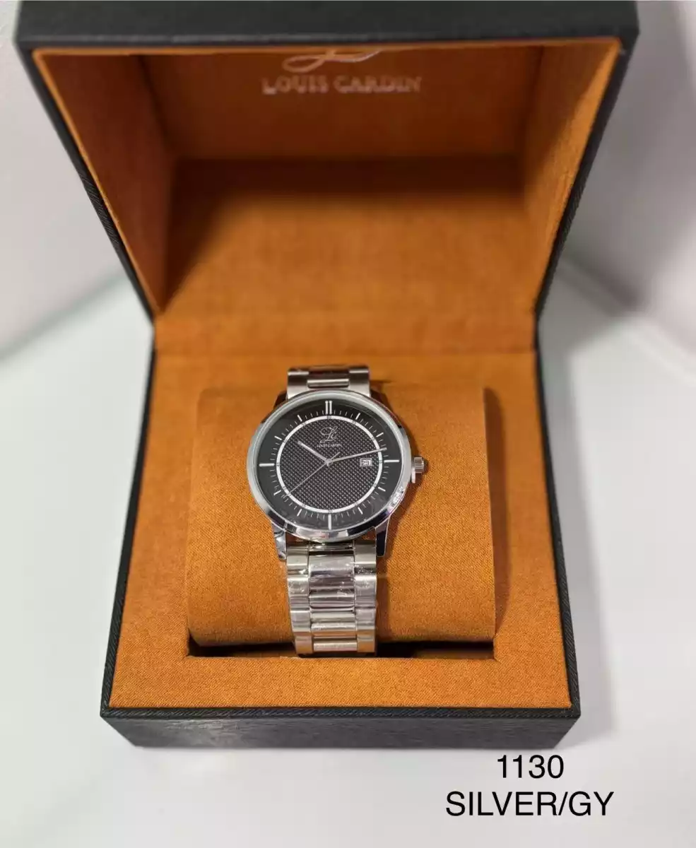 Louis Cardin Watch Model 1130 SILVER/GRAY