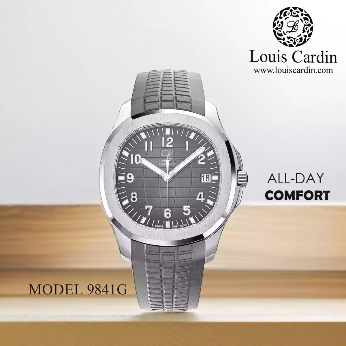 Louis Cardin Watch Model 1841 GRAY