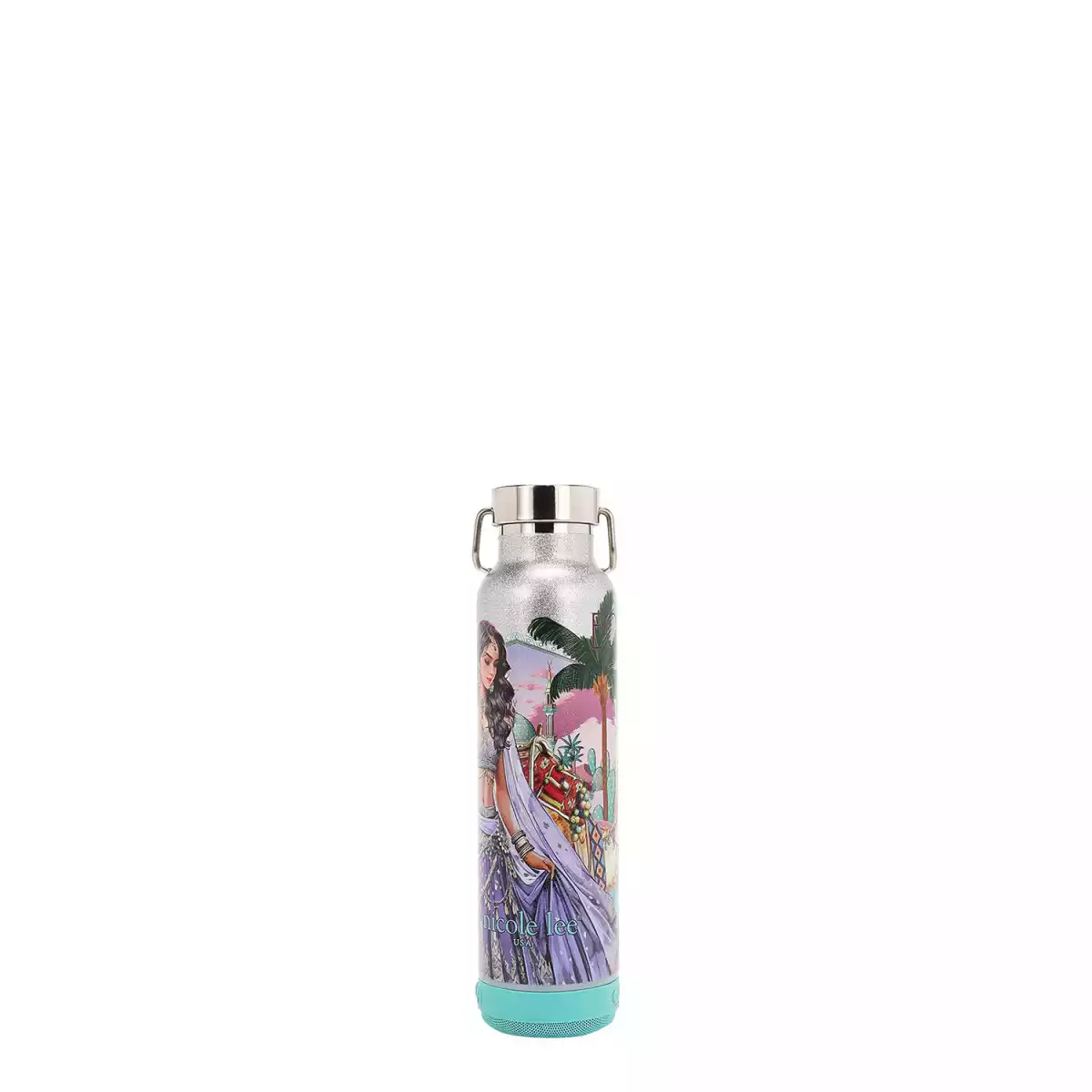 NICOLE LEE 20 OZ TUMBLER WITH BLUETOOTH SPEAKER T7824 QUEEN CLEOPATRA