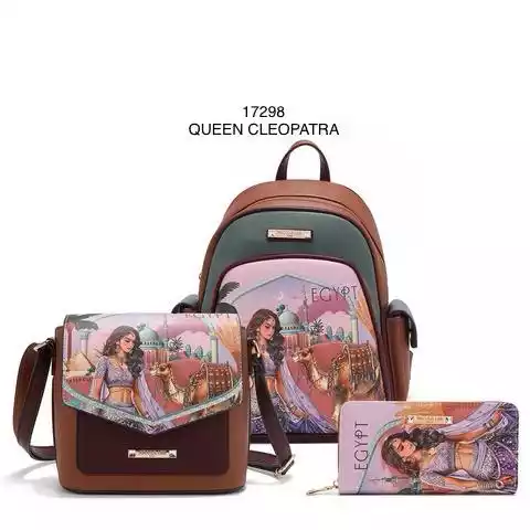 CARTERA NICOLE LEE 3 PIECE SET SET 17298 QUEEN CLEOPATRA