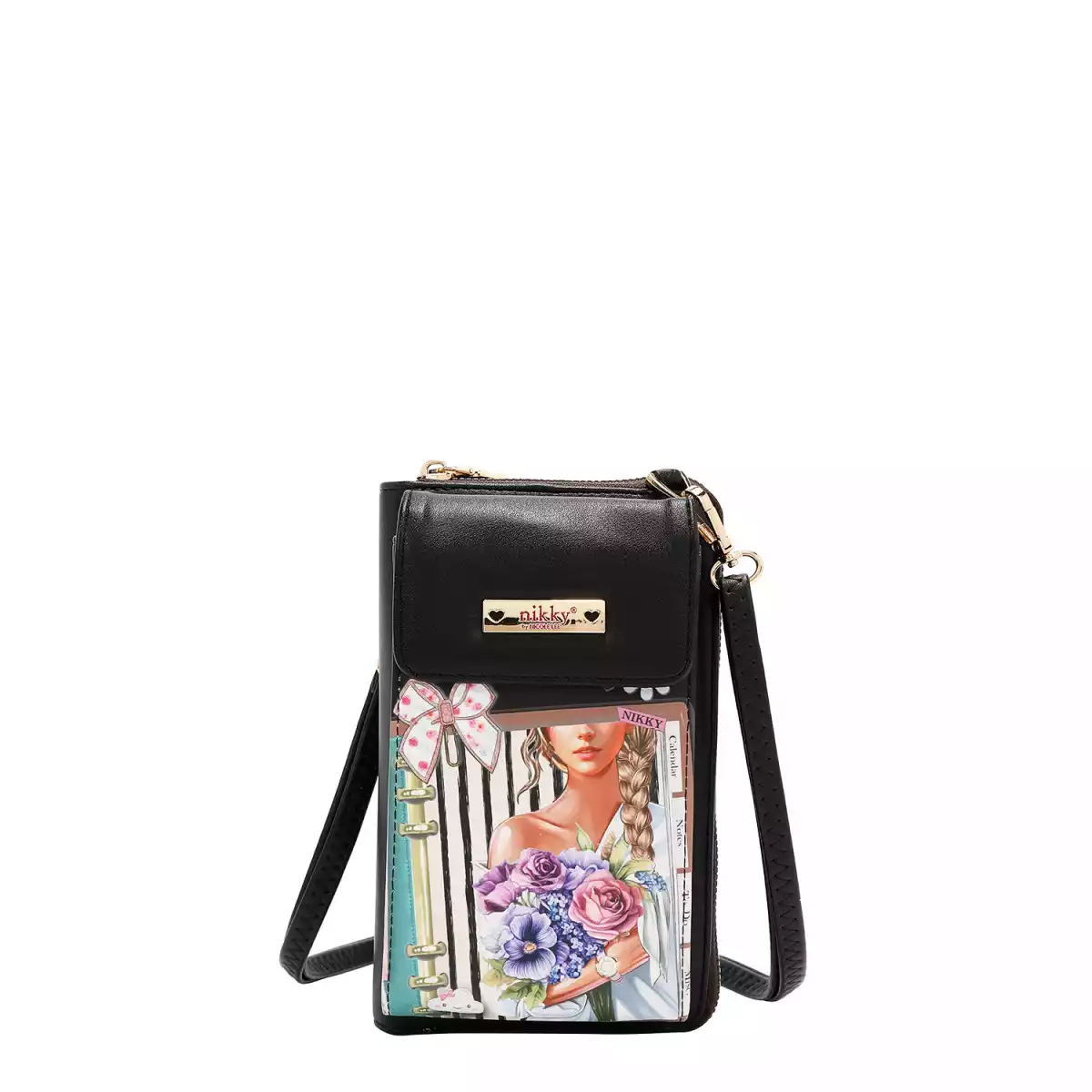 NIKKY PHONE/WALLET CROSSBODY BAG NK24002 NOSTALGIA