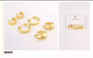 EARRING STAINLESS STEEL GOLD ERE3527