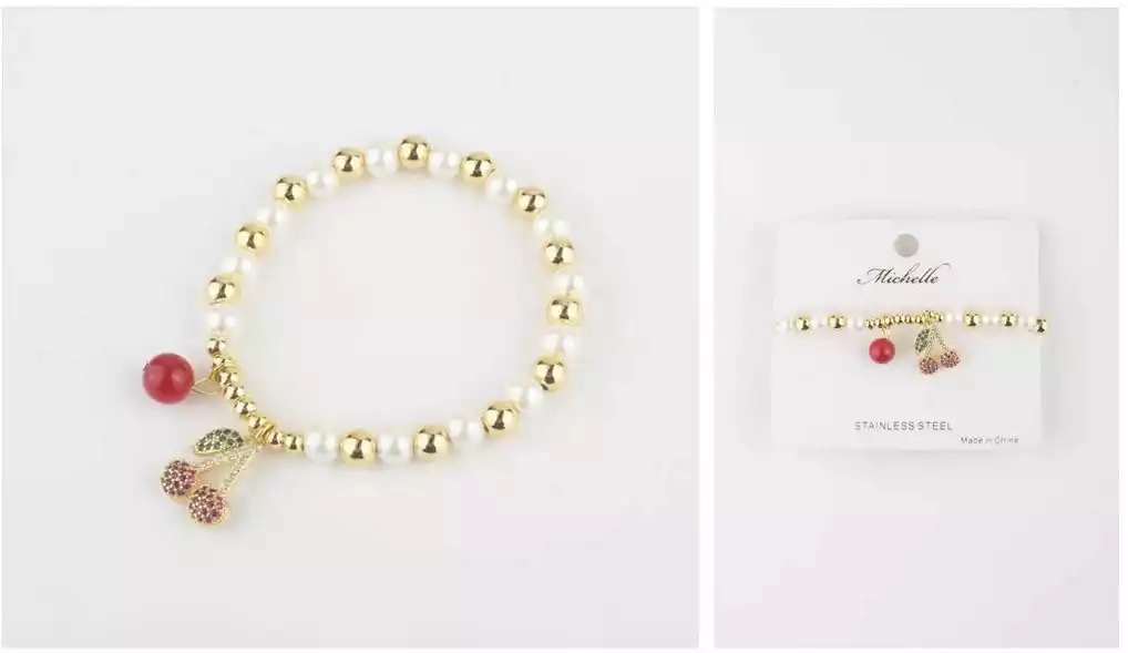 BRAZALETE STAINLESS STEEL GOLD BLE4056