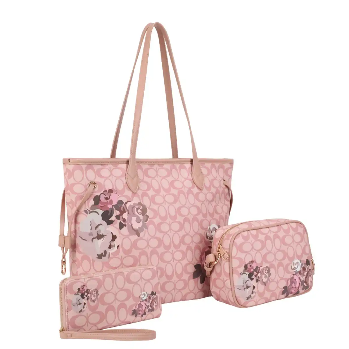 CARTERA FASHION SET 3 PCS 31626 PINK
