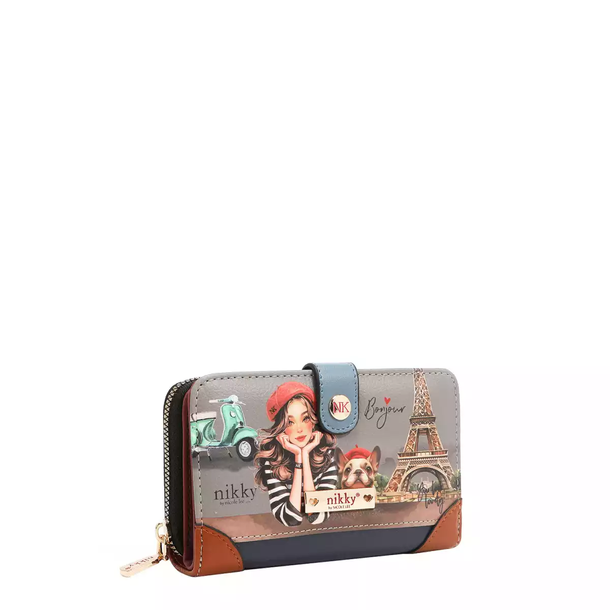 NIKKY BIFOLD WALLET AND POUCH NK22522 EIFFEL DREAMS
