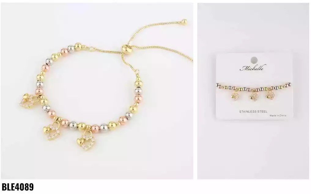 BRAZALETE STAINLESS STEEL GOLD BLE4089