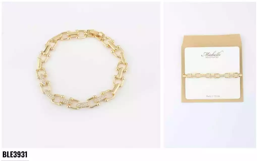 BRAZALETE STAINLESS STEEL GOLD BLE3931