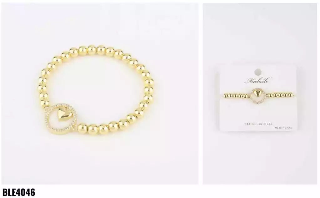 BRAZALETE STAINLESS STEEL GOLD BLE4046