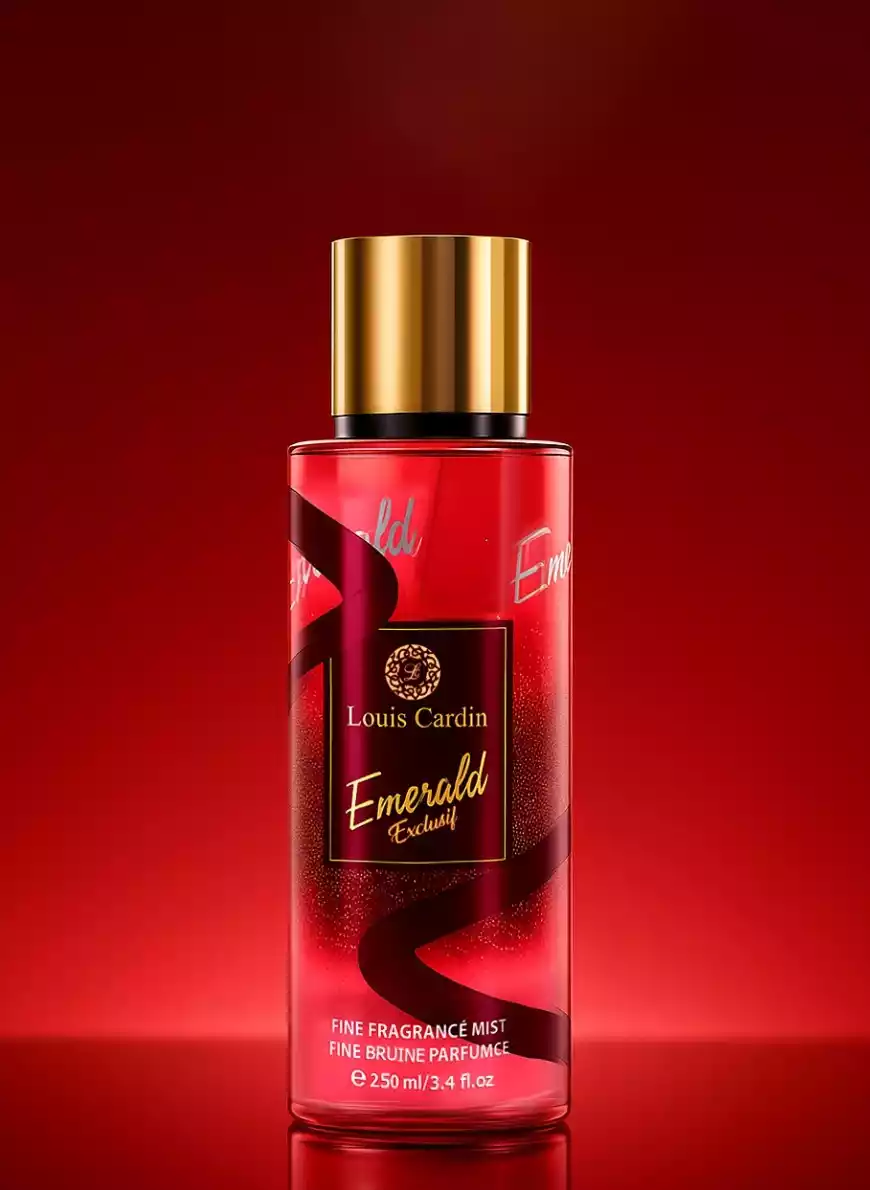 Louis Cardin Emerald Red Fine Fragrance Body Mist 250ml
