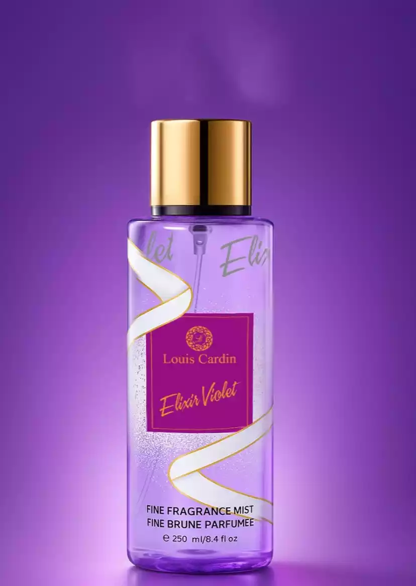 Louis Cardin Elixir Violet Fine Fragrance Body Mist 250ml