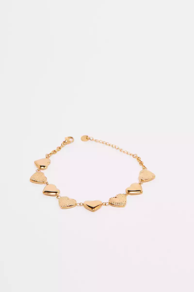 STAINLESS STEEL BRAZALETE GOLD B212G