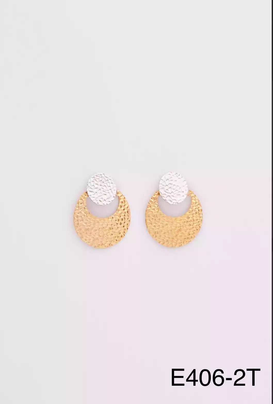 EARRINGS STAINLESS STEEL GOLD E406