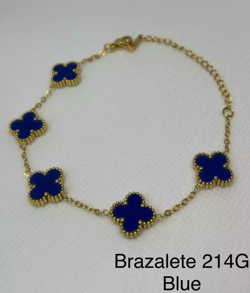BRAZALETE STAINLES STEEL BLUE B214G