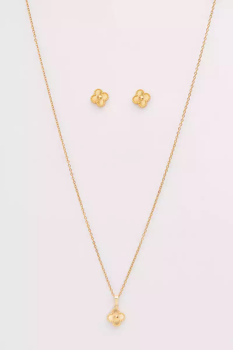 SET STAINLESS STEEL SS292 GOLD