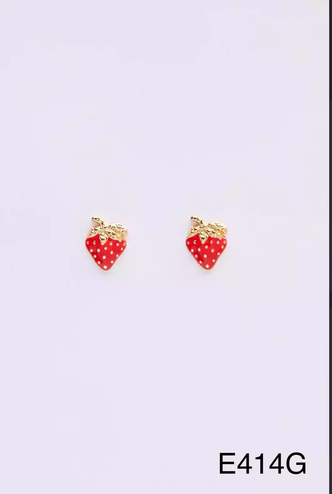 EARRING STAINLESS STEEL GOLD E414G