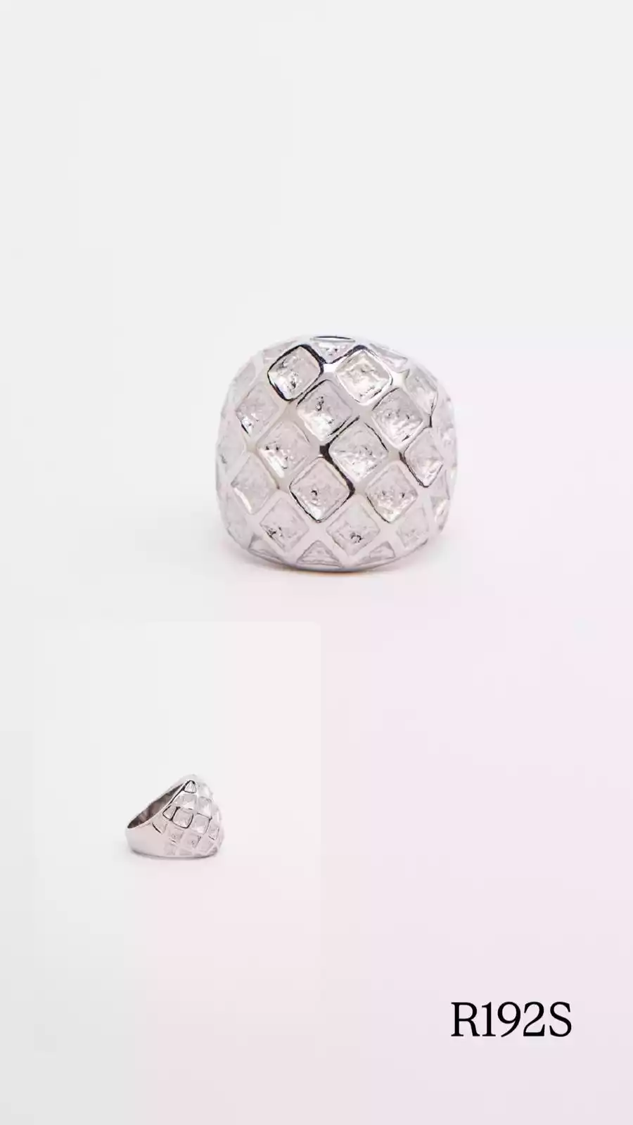 RING STAINLESS STEEL MAGNO R192 SILVER