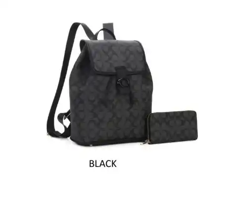 BACKPACK SET FASHION 4780 BLACK