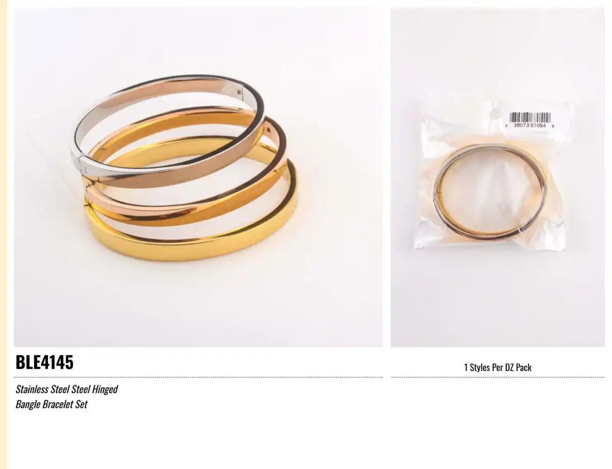 BRAZALETE STAINLESS STEEL BLE4145-3T