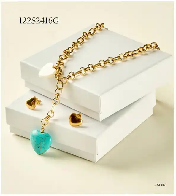 STAINLESS STEEL SINGLE SET GOLD 122S2416G